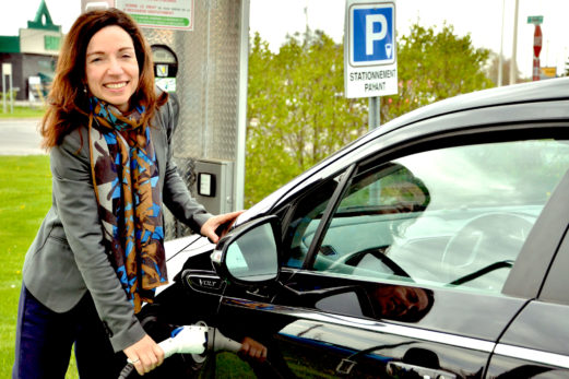 Martine Ouellet en tournée dans la région