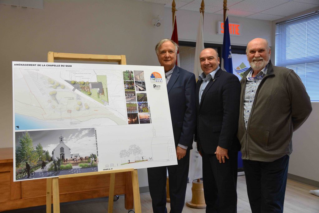 Un projet de 128 000 $ pour la Chapelle du quai