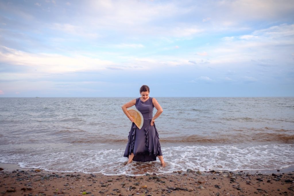 Spectacle de danse flamenco de Karine Parisé à Saint-Jean-Port-Joli